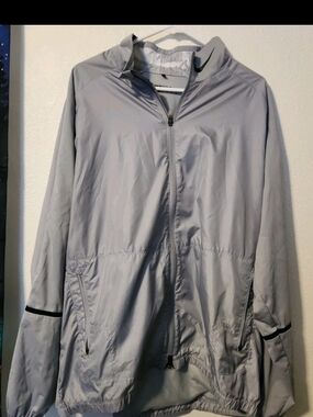 Nike Xbox One Light Gray Hooded Windbreaker Jacket.XXL